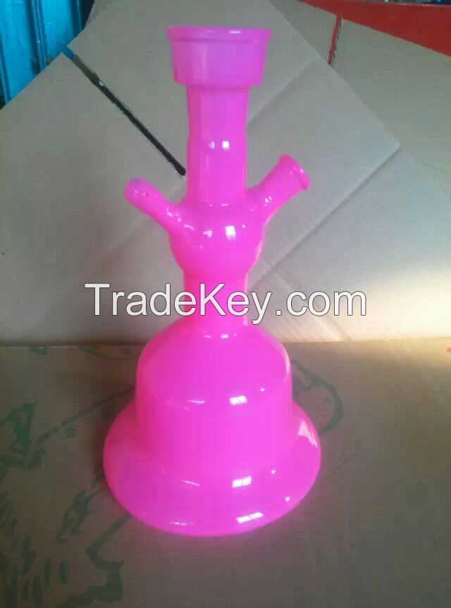 wholesale high borosilicate beautiful colour glass shisha package with leather box
