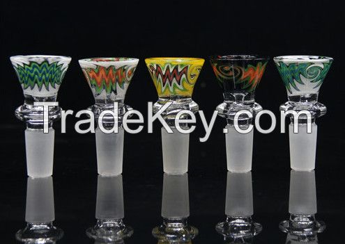 hand blown high quality colour bowl for smoking