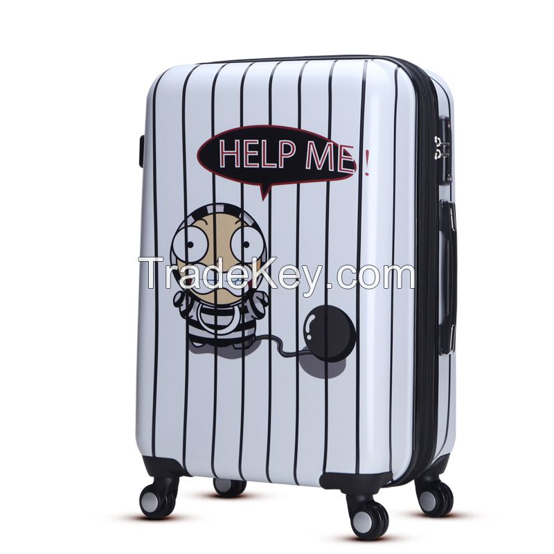 55017-CX022 Super lightweight abs pc luggage
