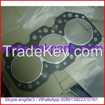 Yanmar marine engine parts 6CH head gasket set in stock 127610-01351