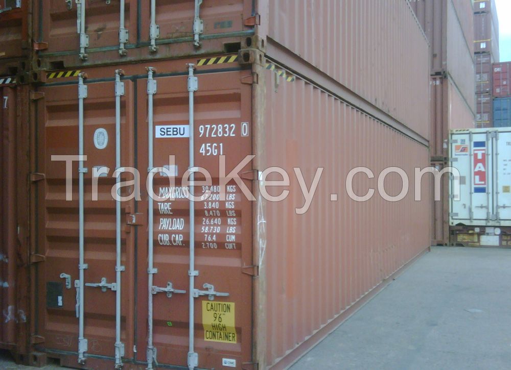 40HC Used Shipping Containers for sale or hire