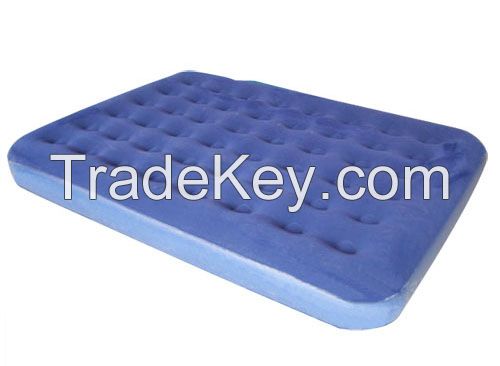 Flocked PVC Inflatable Cushion air bed/mattress