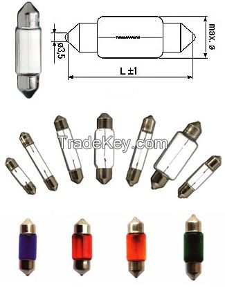 Automotive Festoon Bulbs T6 T8 T11 T15