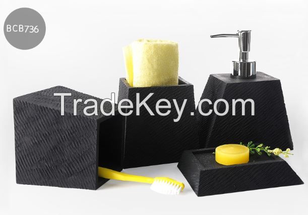 Modern Design Sandstone Bathroom Set