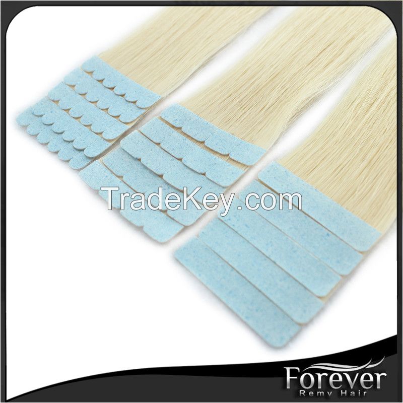 2016 hot selling products remy tape hair extensions professinal hair supplier
