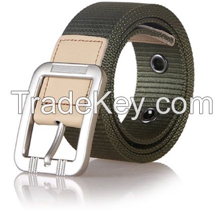 Army Green Pin Buckle Canvas belts