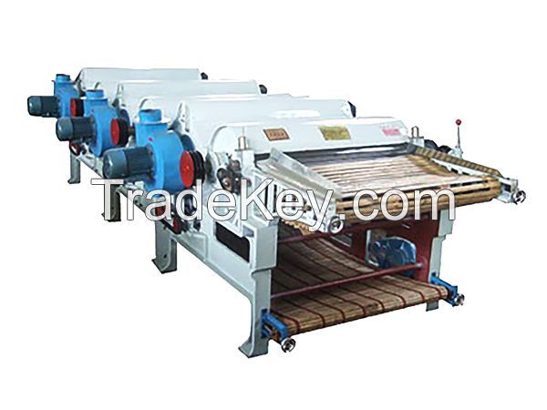 GM400 3 roller textile waste recycling machine