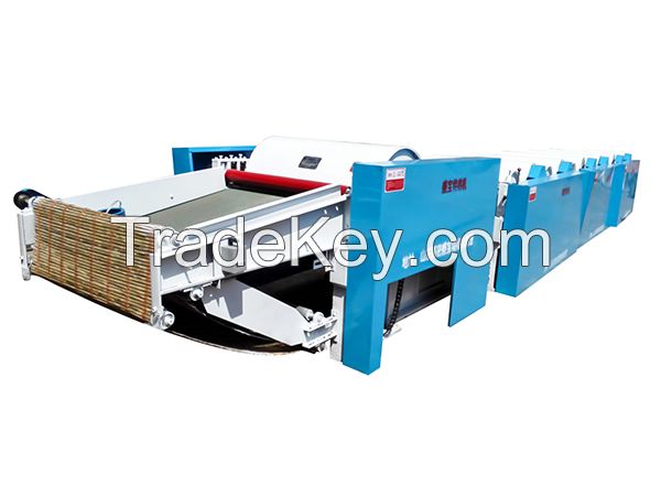SBT600+250 six rollers  textile waste recycling machine