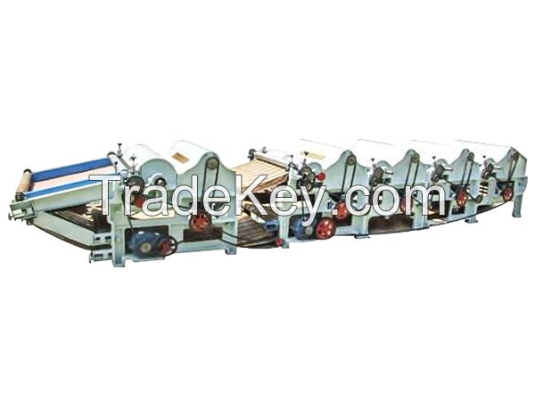 Four roller GM250 textile waste recycling machine