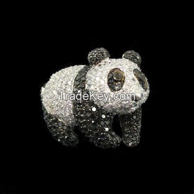 lovely animal panda pendant for children's pendant