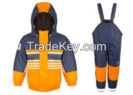PU Lined Fleece Rain Wear, raincoat suit, sportwear