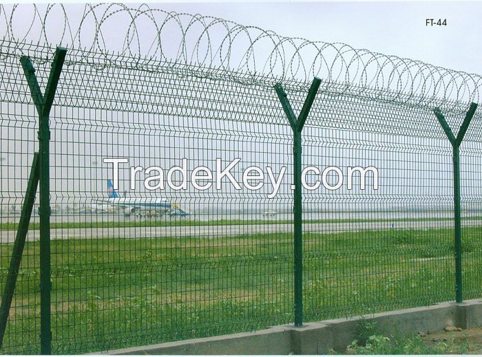 welded wire mesh fence panels in 6 gauge