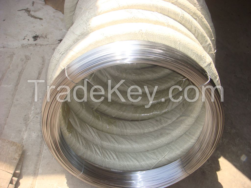 Hot dipped galvanized oval wire