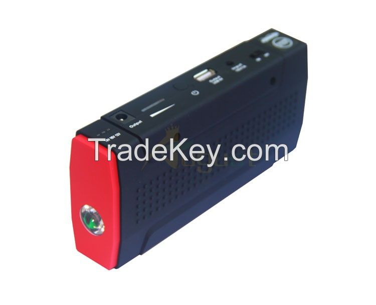 12v mini emergency portable multi-function booster battery, car jump starter with good looking design selling in china