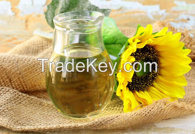 Crude sunflower oil