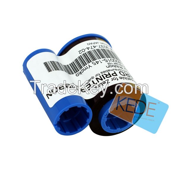 For Zebra PC series printer 800015-145 YMCK Color Ribbon - 250 prints