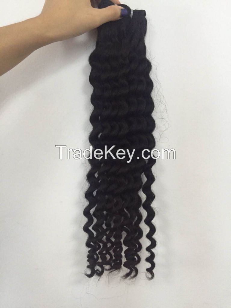 Wavy Weaving hair extensions human hair 100% factory price high quality hair