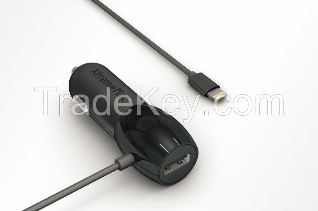 XtremeMac Incharge Auto Charger with Lightning Cable