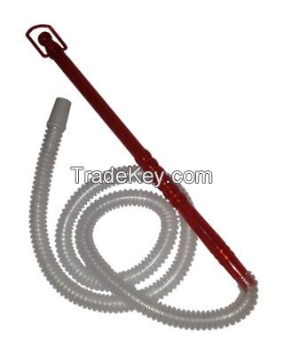 Disposable plastic hose for hookah