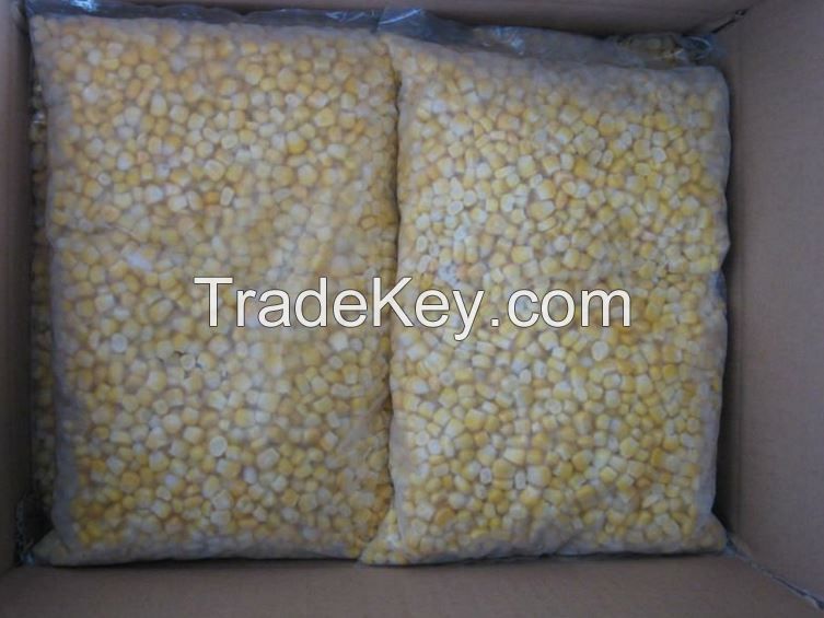 NON-GMO Frozen Sweet Corn Kernels IQF Sweet Corn