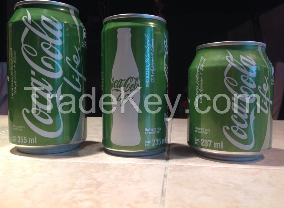 New green can mexico cola life 330 ml Classic, Light, Zero, Life