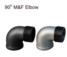 factory supply m/f 90 elbow