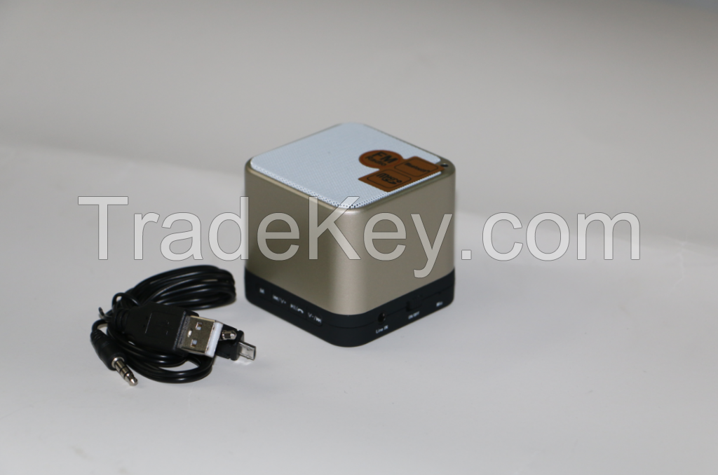 2016 Metal Cover Portable Mini Wireless Bluetooth Sound Speaker