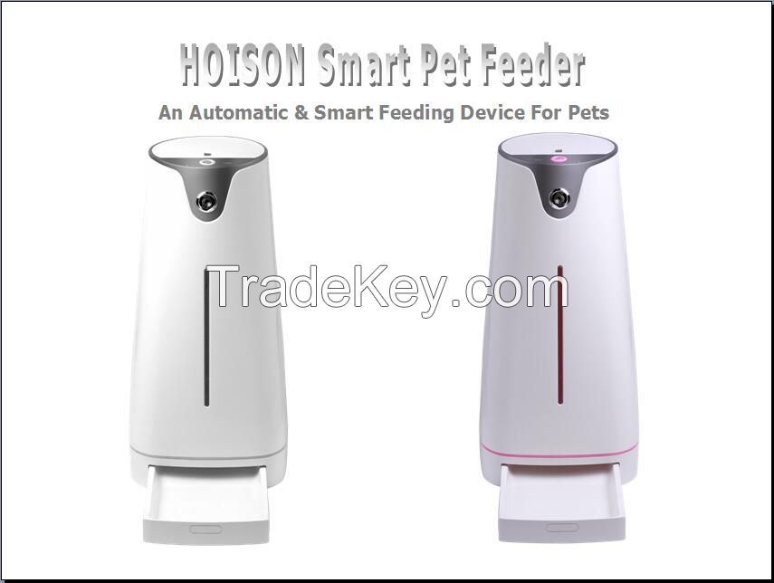 Large capacity automatic dog feeder Hoison dog feeder with strong functions