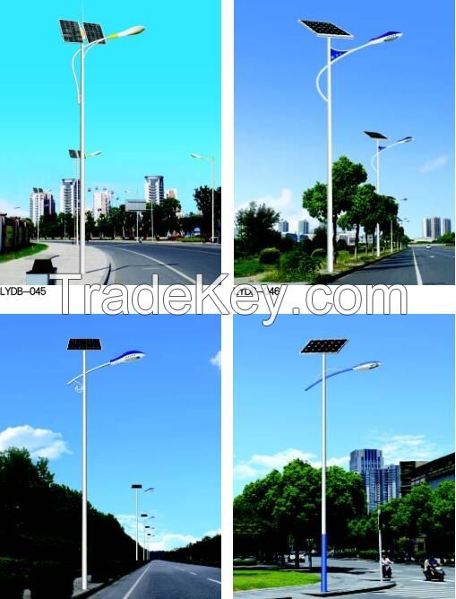 solar power energy street light pole LED outdoor garden all solar street light