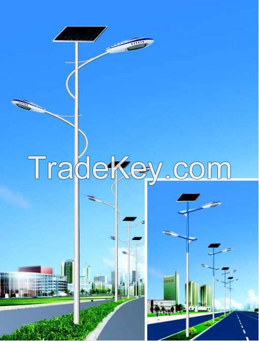 Outdoor IP65 high quality integrated led solar street light with photo cell