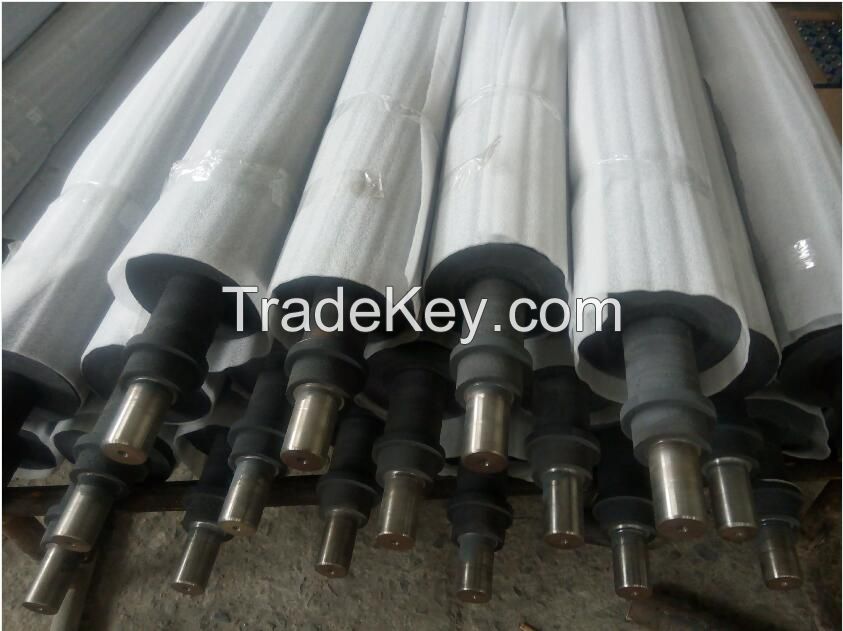 rubber roller for stainless steel surface treatment