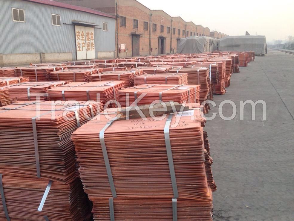 80% of LME price copper cathode 99.99%