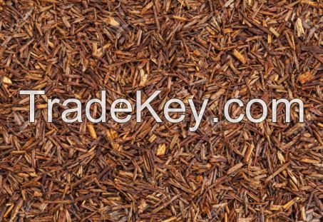 Rooibos tea leaves