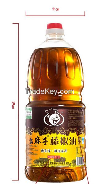 china flavored oil 1800ml green sichuan pepper oil