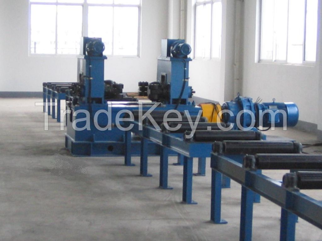 H beam Flange Straighten Machine  Press Flange Edge With Huge Motor