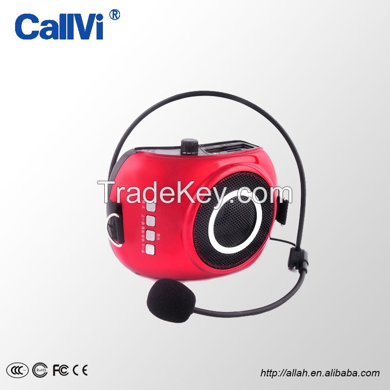 Callvi 18W High power waistband Mini portable Voice Amplifier for Teachers Tour Guide