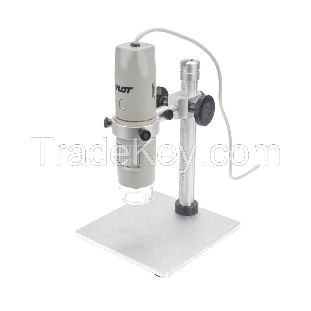 USB and OTG Digital Microscope 500x for Education or Studio HD Camera 5.0 MP with Software and Stand