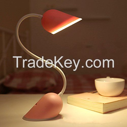 Portable LED Study Reading Book Lamp Mini Computer Table Desk Light USB Charger