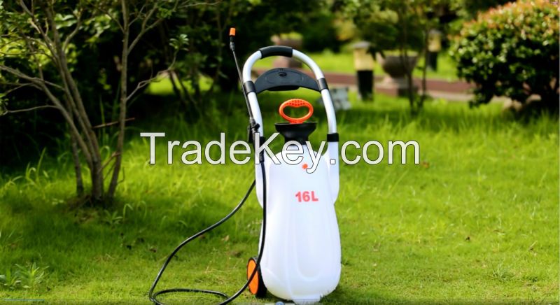 Shixia Seesa Plastic Wholesale 12L 16L Garden Tool Agricultural Hand Pressure Compression Handcart Pump Sprayer