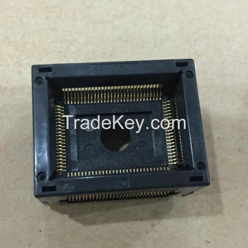 Wells-cti 680H1001111-001 QFP100PIN DUAL CONTACT  IC SOCKET