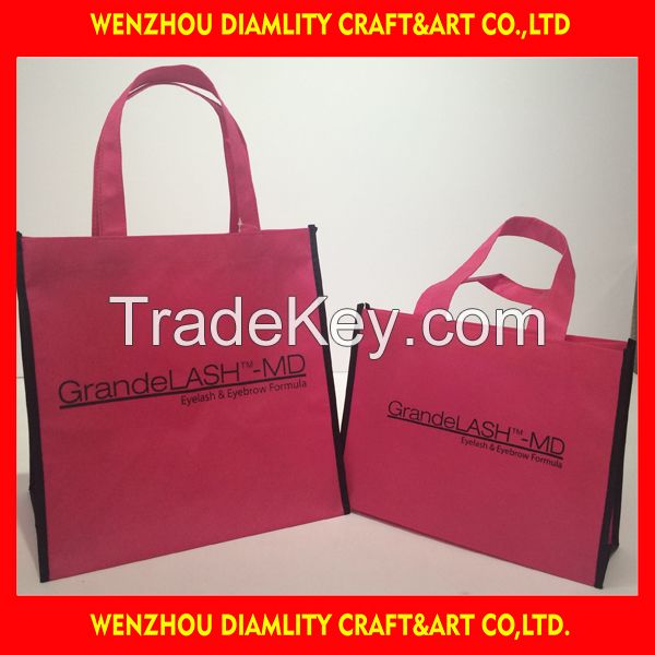 2016 custom promotional bag/promotional non woven bag/new recycled non woven shopping bag