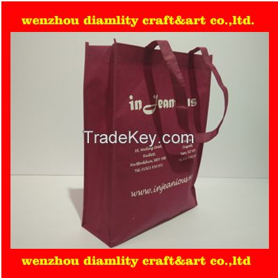 2016 custom non woven shopping lady bag