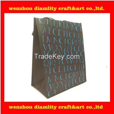 2016 custom laminated shopping bag/non woven bag