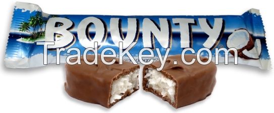 Bounty, Snickers, Kit Kat, Twix, Galaxy, nutella Chocolate Spread
