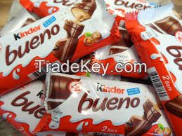 Kinder Joy, Kinder Supprise, Mars, Bounty, Milky Way, Twix, Snikers