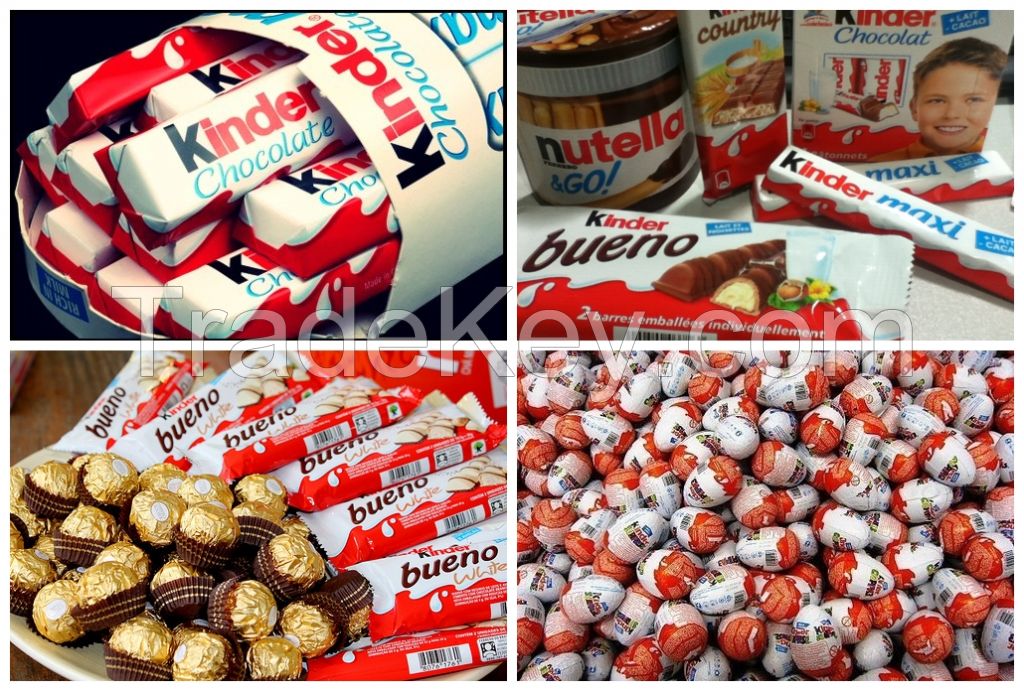 Kinder Joy Kinder Supprise Nutella Snicker, Nestle Milka, Lion Peanut, Mars, Nestle chocolate