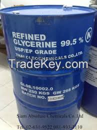 Refined Glycerine 99.5 % USP/BP Grade , Glycerin Refined Grade 99.7% USP
