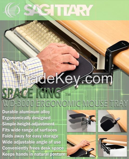 WH-3000 Space King Ergonomic Mouse Tray