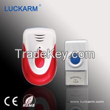 Luckarm wireless remote control doorbell for apartments