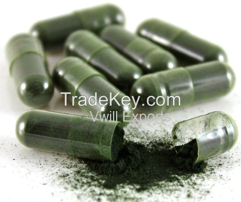 Organic Spirulina Powder and Capsule